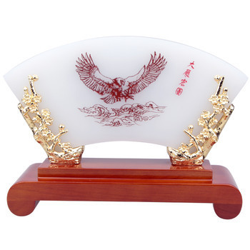 滿(mǎn)意禮 琉璃玉屏風(fēng)現(xiàn)代家居裝飾擺件工藝品辦公商務(wù)禮品 大展 宏圖【圖片 價(jià)格 品牌 報(bào)價(jià)】-